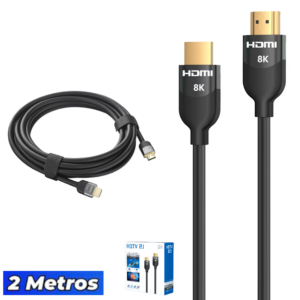 Cable HDTV Ultra HD 8K 60hz / 4K 120hz, 2 MT Alta calidad
