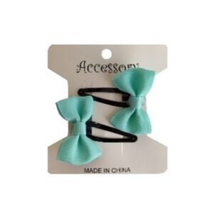 Set 2 sapitos moños colores 4.5cm