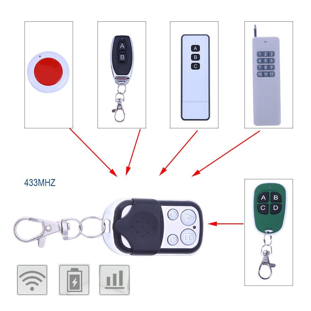 Control Remoto Clonador Para Portones Electricos 433mhz - Imagen 4