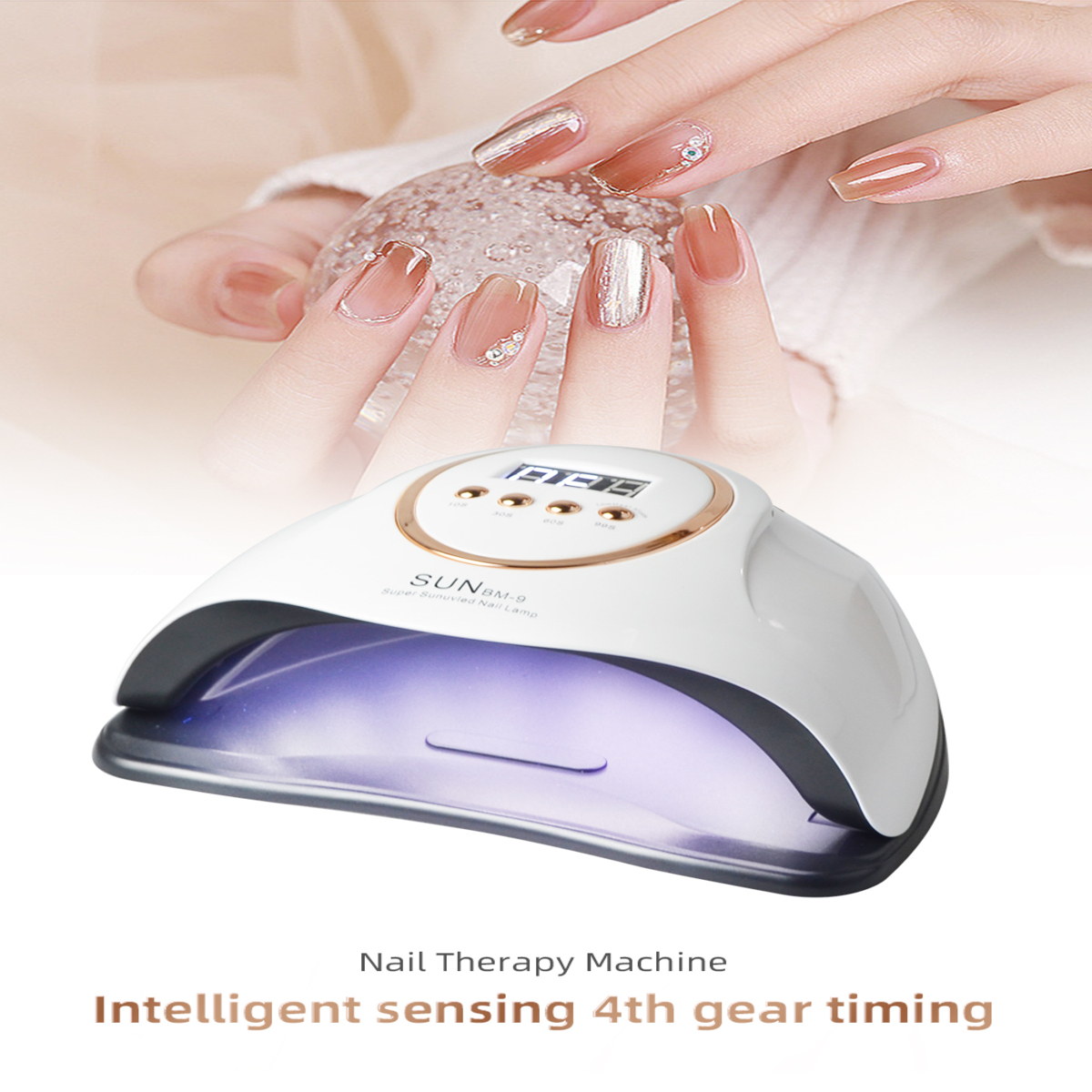 Lampara UV Uñas SUN BM-9 / 66LED / 280W / Con Temporizador - Imagen 4