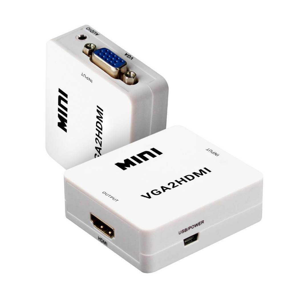 Adaptador conversor VGA a HDMI treqa hd1080
