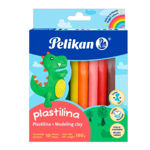 Plastilina Pelikan 180g X 10 Colores