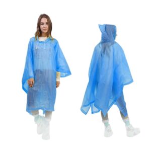 pilot de lluvia poncho unisex varios colores