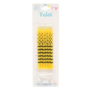 Vela Aurinegras Ondas Y Puntos X 6 dali