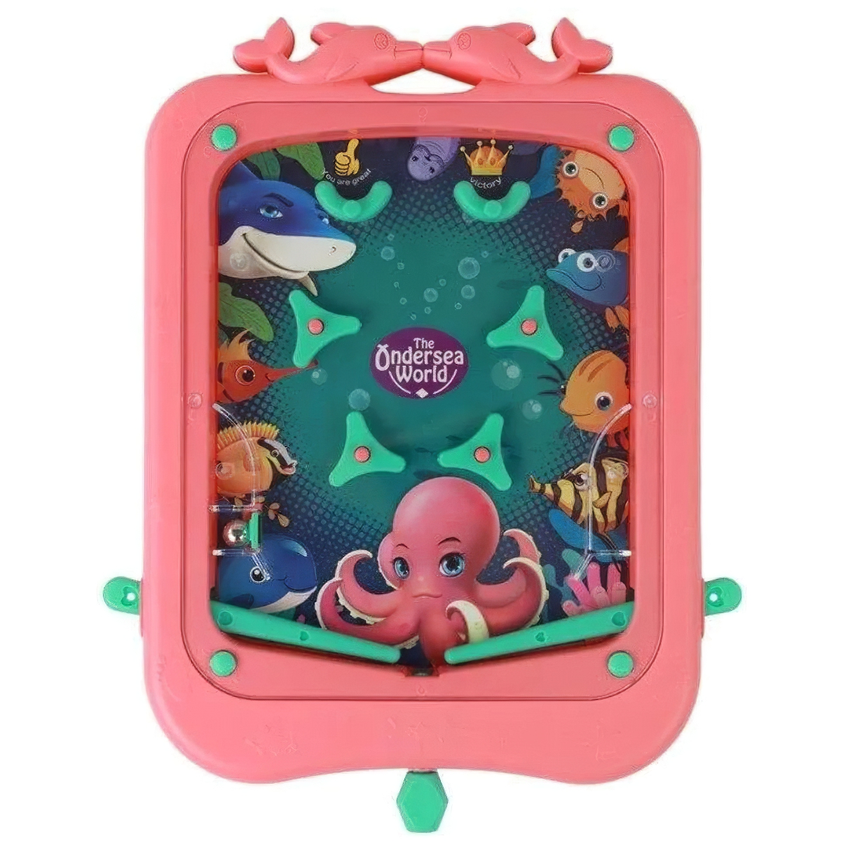 pinball animales del mar en caja 27x22cm