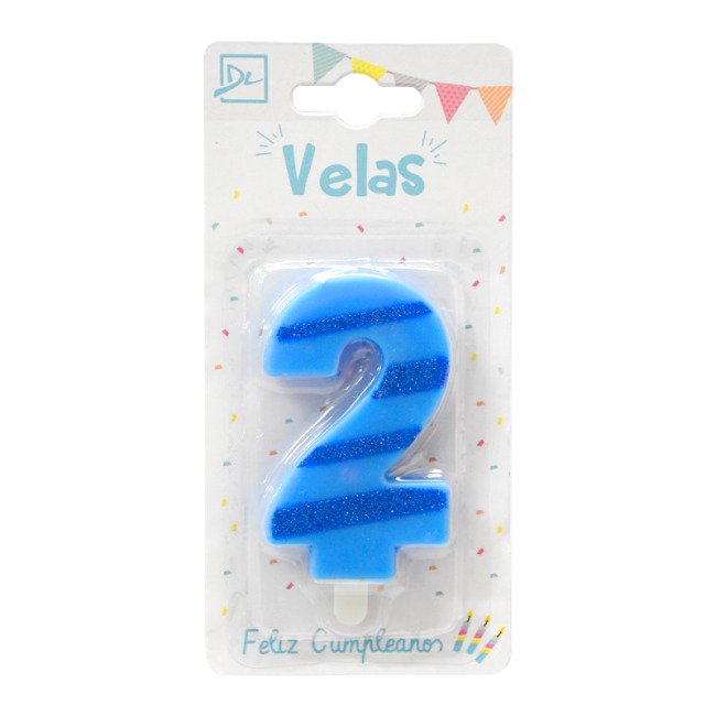 Vela Numero Rallada Dali - Imagen 2