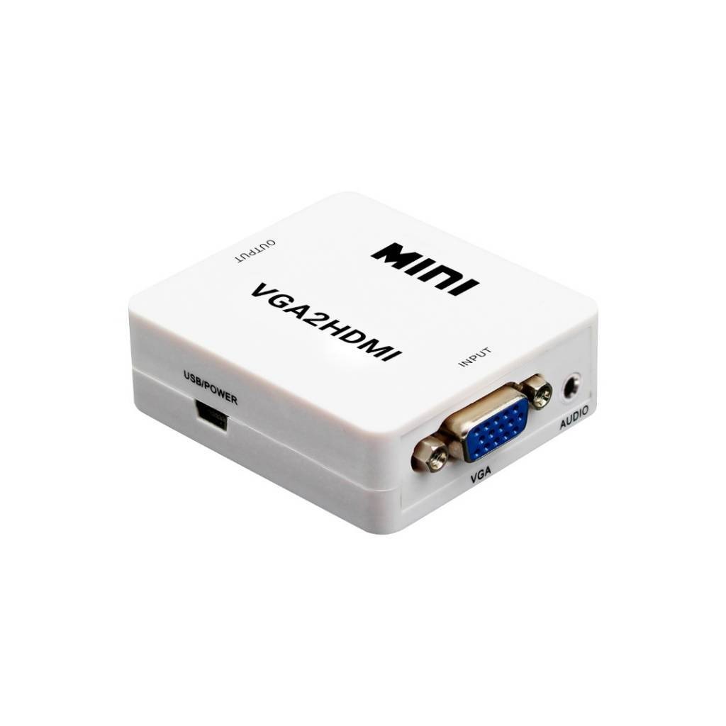 Adaptador conversor VGA a HDMI treqa hd1080 - Imagen 2