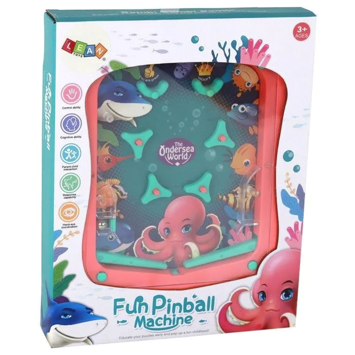 pinball animales del mar en caja 27x22cm - Imagen 2