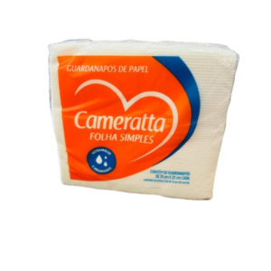 Servilleta x50 unidades blanca 21x22cm Cameratta
