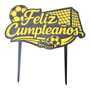 Topper feliz cumpelaños fútbol
