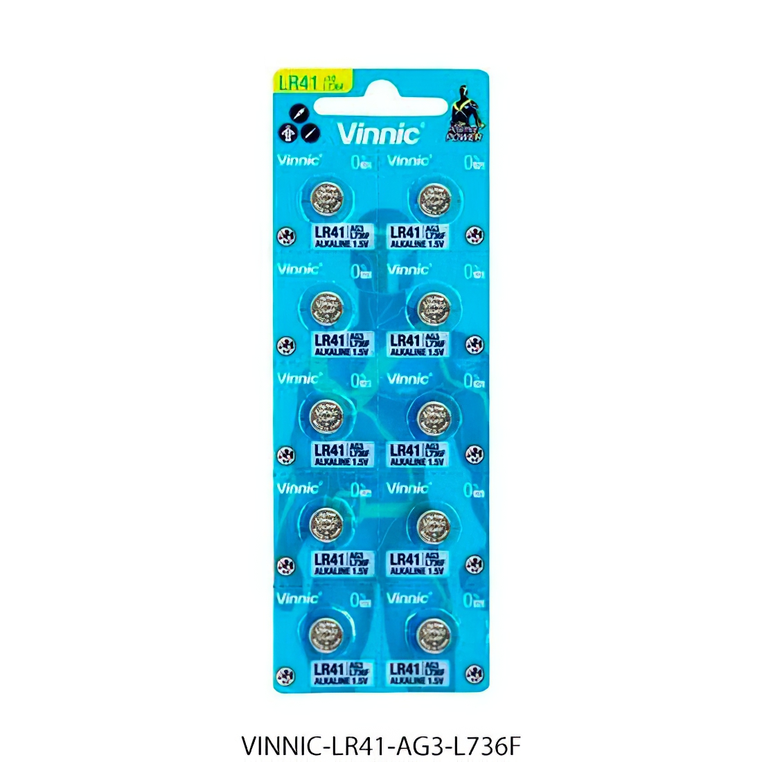 Pila Ag3 / Lr41 / L736 1.5v Vinnic ( sin garantia sin cambio)