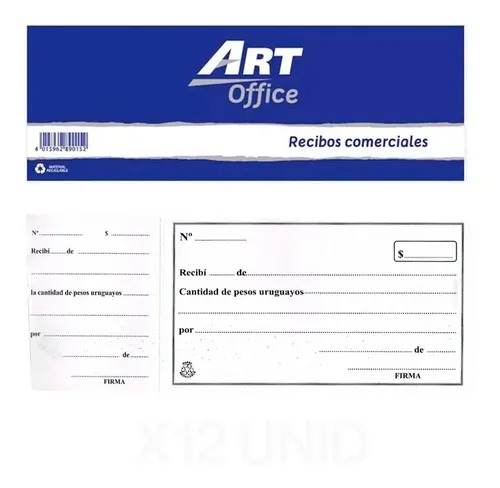Recibo Comercial Chico Art Office 35 HOJAS
