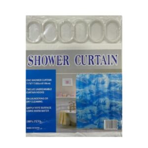 Cortina De Baño Blanca Shower Curtain 180x180