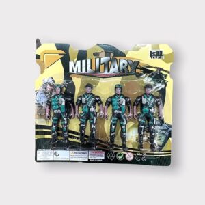 set de soldados military x4 en blister