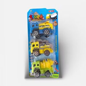 Set camiónes en burbuja truck x3