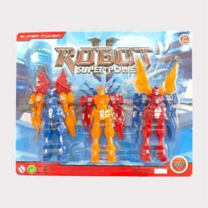 Set de Robots Super Power x3 en blister