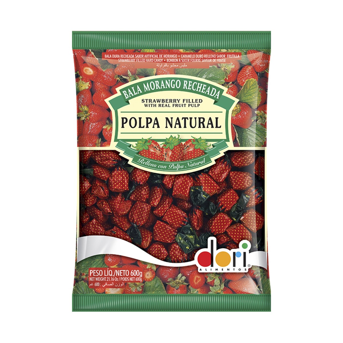 Caramelo Dori 600g Frutilla