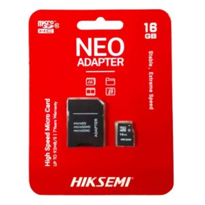 Tarjeta de Memoria 16gb Hikvision HIksemi Neo Home ( 1 año de garantia)