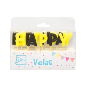 Vela Happy Birthday Aurinegra DL