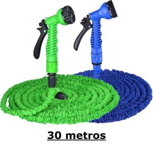 Manguera Flexible Expandible De Jardín 30 Metros Con Pistola