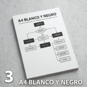 IMPRESIONES BLANCO Y NEGRO DOBLE FAZ HOJA COMUN A4