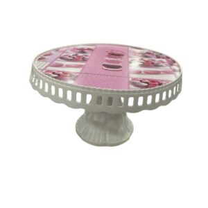 Soporte para reposteria con pie diseños surtidos 28x16 de alto