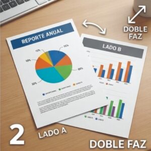 IMPRESIONES A COLOR HOJA COMUN DOBLE FAX A4