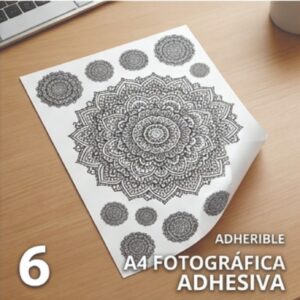 IMPRESIONES A4 ADHESIVA FOTOGRAFICAS FULL COLOR