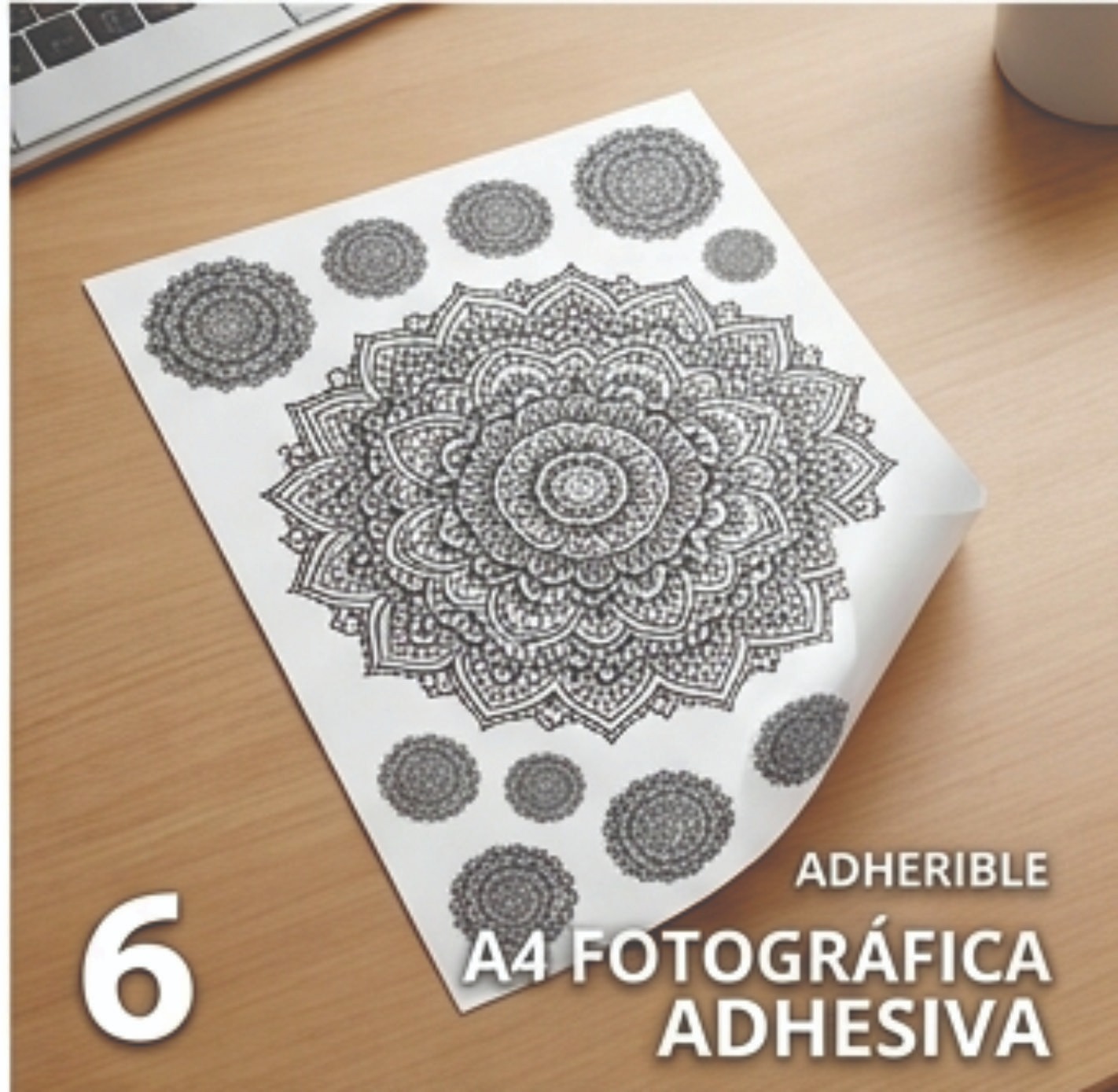 IMPRESIONES A4 ADHESIVA FOTOGRAFICAS FULL COLOR