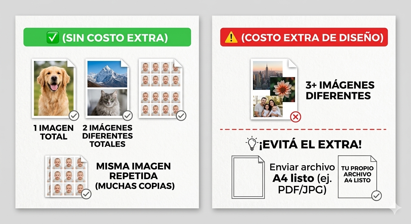 IMPRESIONES A4 ADHESIVA FOTOGRAFICAS FULL COLOR - Imagen 2