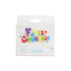 Vela Feliz Cumpleaños Extrellas Dl
