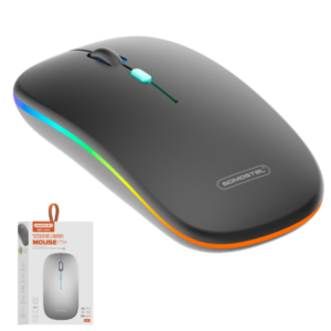 Mouse Inalambrico 2.4Ghz / Bluetooth / Recargable / Ultra Slim / Somostel SMS-GM23 / 800 – 1200 – 1600DPI