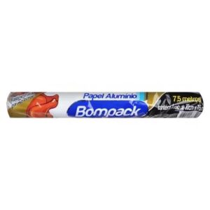Papel Aluminio rollo 30x7.5m Bompack