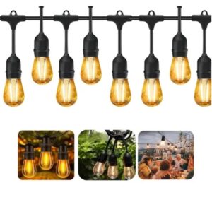 Guirnalda Guía Luces Vintage 10 led Exterior/Interior 5MT / Cálida