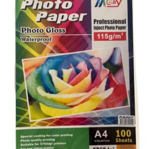 Hoja Fotografica A4 115g x100 brillante Waterproof