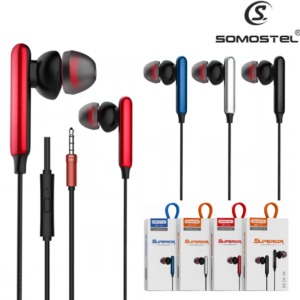 Auriculares con cable 3.5mm con microfono Somostel Magic Fairy Sms-CS11