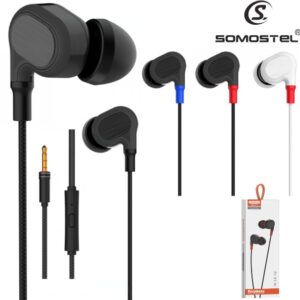 Auriculares con cable 3.5mm con microfono Somostel Sms-CS13