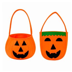 Balde Calabaza de tela naranja Halloween