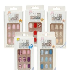 Uñas Postizas de niña x12 Nail Fairry